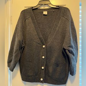 Cabi cardigan sweater with pearl buttons